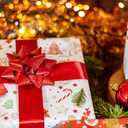 8 x arkamii Christmas design premium wrapping paper set of 4 sheets size 34 x 25 inch for gift pack (NAT3)