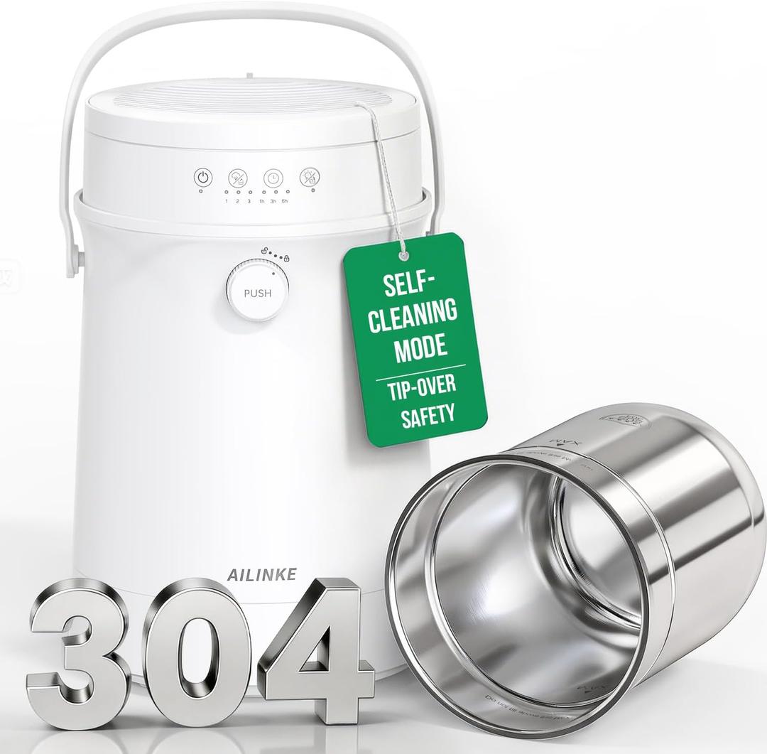 Stainless Steel Humidifier for Bedroom, Warm Mist Steam Humidifier 4L with Self-Cleaning Mode, Easy Clean Dishwasher Safe Humidifiers for Large room Living Room Home Office, Tip-Over Protection, White