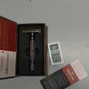 VIKINGS BLADE Double Edge Safety Razor for Men + 5 Swedish Steel Blades + Luxury Case. Smooth, Reusable, Recyclable (Chieftain 5 BC) (Vintage Bronze & Ancient Dust)