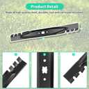 942-0741A Gator Mulching Blade for 21" Deck, 742-0741A Mower Blade Compatible with Troy-Bilt MTD Cub Cad et Craftsman, Replaces 942-0741, 742-0741, 942-04276, 742-04276, 1 Pack