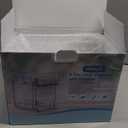 HIHEGD 2-Tier Bathroom Organizer with Dividers, Clear Under Sink and Pull-Out Cabinet Organizer for Kitchen and Pantry Storage