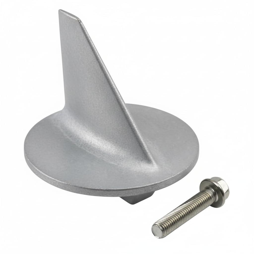 Qonsy 31640Q4 Zinc Trim Tab Anode for Mercury Mariner 40-140 HP