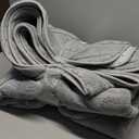 5x7 Grey Washable Area Rug for Bedroom Living Room, Modern Geometric Shag Non-Slip Rugs, Fluffy Plush Soft Memory Foam Carpet for Kids Boys Room Nursery Decor