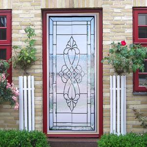Shipenophy 2Pcs Glass Door Sticker, 3D Stickers SelfAdhesive Wall Sticker Door Murals Self-Adhesive Wallpaper Decoration Removable for Home Office Decoration Family DIY