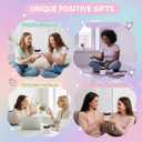 Positive Nail Polish Affirmation Jar, 60 Confidence Boost Notes for Teen Girls & Women, Cute Stuff for Teen Girls, Birthday Gifts & Valentines Day Gift Daughter, Grandaughter, Sister, Kids Girl