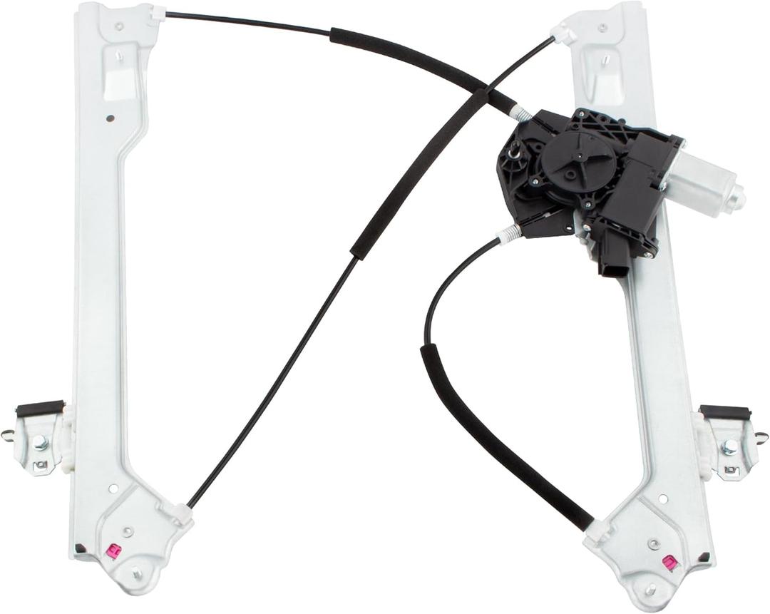 BOXI 751-724 Front Driver Window Regulator and Motor for Cadillac Escalade/for GMC Chevy Silverado 1500 2500 HD 3500HD Suburban Tahoe Silvery 23422490