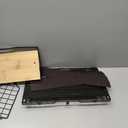 Magnetic Shelf for Fridge with Wider & Thicker Magnet, 1 Pack Refrigerator Organizer Storage Basket for Fruit, Onion, Potato, Spice Rack, Kitchen, Laundry, Pantry (Black, 16.14" x 6.77" x 11.81")