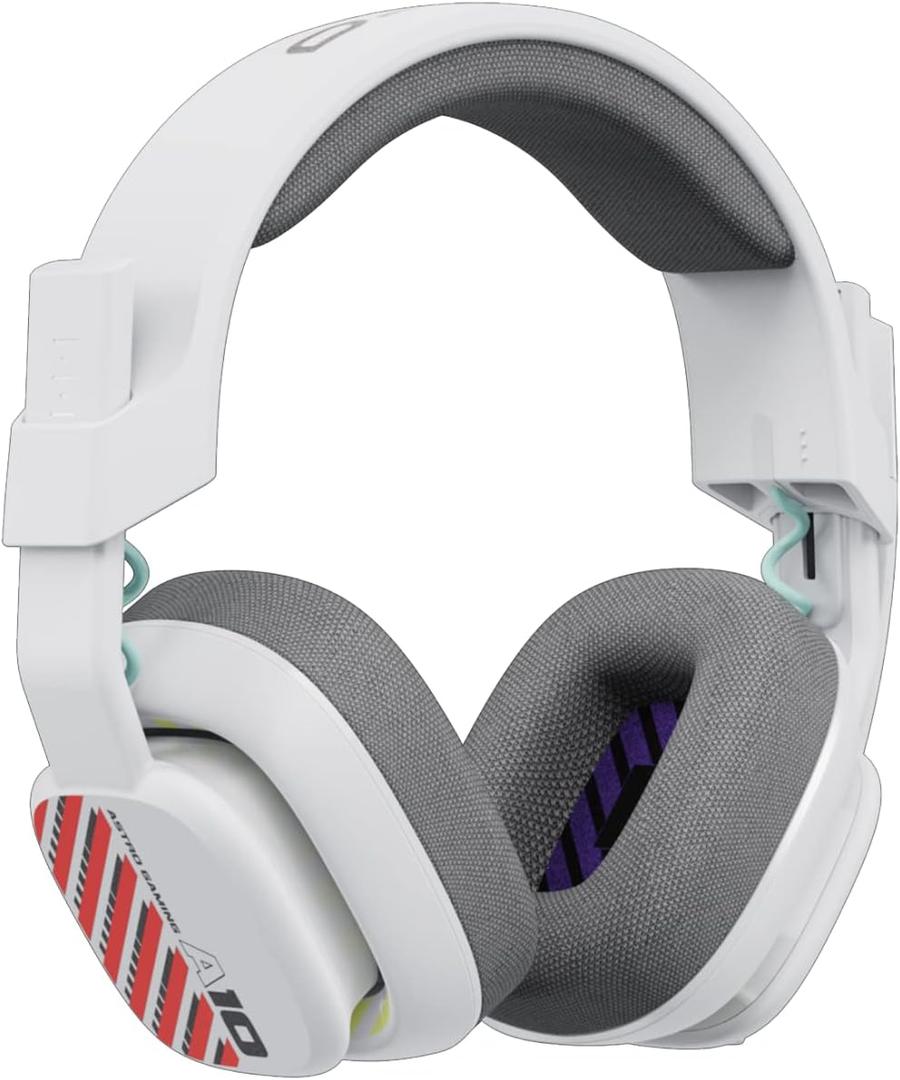 Logitech G Astro A10 Gen 2 Cross-Platform Wired Gaming Headset for PlayStation 5/4, Xbox S|X, Nintendo Switch, PC: 3.5mm Headphone Jack, 32mm Drivers, Flip-to-Mute Mic, Over-Ear - White/Xbox Edition