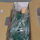 Portable Charcoal Barbecue Grill, 1pc Mini BBQ Grill Multifunctional Charcoal Grill Smokeless Round Tabletop Charcoal Grill for Indoor Outdoor Cooking Home Party Picnic Camping (Green)