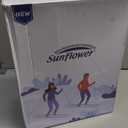 sunflower King Duvet Insert Comforter Down Alternative Filling Cotton Shell All Season Hypoallergenic Warm Breathable Noiseless Machine Washable 88"x104"with Corner Taps (White / Thick)