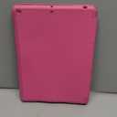 Akkerds Case Compatible with iPad 10.2 Inch 2021/2020/2019, for iPad 9th/8th/7th Generation Case with Pencil Holder, Protective Cover with Soft TPU Back, Auto Sleep/Wake, Rose