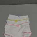 Phennie's Girls' Underwear Soft Cotton Panties Solid White Breathable Kids Girls Underwear Pure Cotton Undies 3 Pack, Size 100