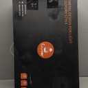 Outdoor Shower Fixture,3 Functions Handle Tub Rainfall Shower Faucet Sets with Dial Thermometer Brass Valve, Exposed Shower System with 10'' Rainfall Shower Head Adjustable (Matte Black)