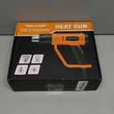 SEEKONE Heat Gun 1800W Heavy Duty Fast Heat Hot Air Gun Kit with 752&1112400-600 Dual-Temperature Settings and 4 Nozzles with Overheat Protection for Crafts, Shrinking PVC, Stripping Paint