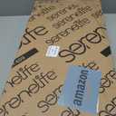 SereneLife 40" Foldable Mini Trampoline for Adults - Compact Fitness Rebounder with Adjustable Foam Handle, Exercise Trampoline with Max Load 330lbs, Indoor/Garden Whole-Body Workout (Deep Blue)