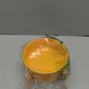 Elevated Ceramic Cat Bowl - Cat Food Bowl with Bamboo Stand - Raised Dog Dish for Puppies - Anti Vomiting, Stress Free - 13.5 oz / 400 ml - Yellow (Small)