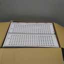 SNSLXH 5 Pack Stackable Closet Storage Basket, Multifunctional & Foldable Closet Organizer for Bathroom Kitchen Laundry Room Wardrobe Storage, Space-Saving Clothes Storage Drawer Organizer, White