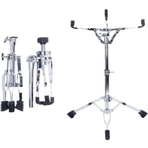 Snare Drum Stand, Double Braced Tripod Snare Stand Fit for 10 to 15 Inch Snare Drum Pad, Adjustable Height Practice Drum Stand for Drum Beginners