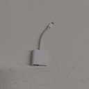 Apple MFi Certified Lightning to Ethernet Adapter - 2 in 1 RJ45 Ethernet LAN Network Adapter with Charge Port for iPhone/iPad/iPod, Plug and Play, Supports 100Mbps Network (White)