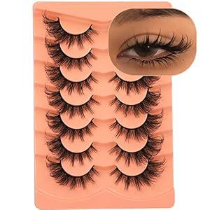 Wispy Lashes Fox Eye False Eyelashes Cat Eye Lashes Strips Faux Mink Lashes