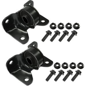 HECASA Torsion Bar Support Mount Kit Compatible with 1999-2007 Chevy Silverado GMC Sierra 1500 / 2500 / 1500 HD / 2500 HD Pickup Truck 4WD, Pair Cross Member Mounting Bushing Replace for 15153956