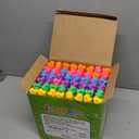 Bubble Wand, 48 Pcs Bubble Wands Bulk in 6 Colors, Bubble Party Favors for Kids, Summer Toys, Indoor Outdoor Activity, Themed Birthday, Wedding, for Girls & Boys