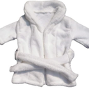 Newborn Bathrobe Towel Head Circumference Baby Robe for Spa Soft Bath Wrap Makeup Costume Outfit for Infant Boys Girl White