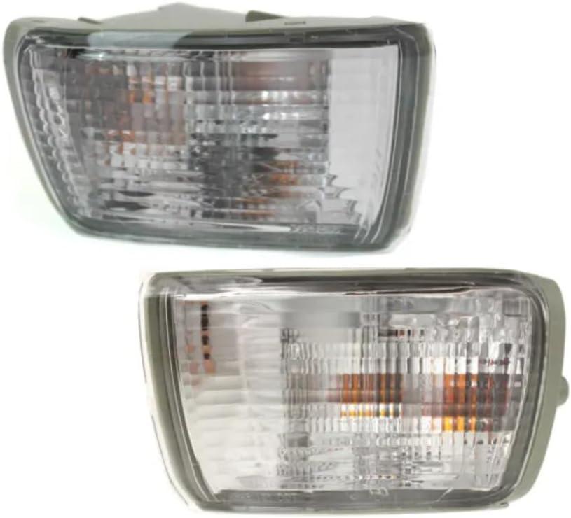 For 2003 2004 2005 Toyota 4Runner Pair Driver and Passenger Side Turn Signal Light With Bulbs Included TO2532113 TO2533113 | 81521-35391 81511-35401 w/running lamp