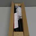 Shower Curtain Rod Adjustable 43-78 inch, 1"Diameter Spring Tension Curtain Rod No Drill, Anti-Rust Non-Slip Shower Rod, Black Shower Curtain Rod for Bathroom Tension