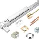 25.5" Commercial Panic Exit Device - Stainless Steel Push Bar Door Lock for Single/Double Doors, Anti-Corrosion Emergency Exit Hardware (Surface Mount)