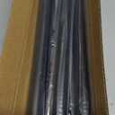 Shower Curtain Rod Adjustable 43-78 inch, 1"Diameter Spring Tension Curtain Rod No Drill, Anti-Rust Non-Slip Shower Rod, Black Shower Curtain Rod for Bathroom Tension