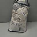 100% Blackout Shield Linen Blackout Curtains for Bedroom 96 Inches Long, Back Tab/Rod Pocket Living Room Drapes, Thermal Insulated Blackout Curtains 2 Panels Set, 50" W x 96" L,Cream