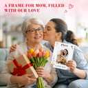 FaCraft Mothers Day Picture Frame - Mothers Day Gift for Mom from Daughter Son - New Moms First Mothers Day First Time Mom Gifts for Mother Wife - Wooden Photo Frame Birthday Gifts Home Decor