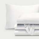 Bare Home Lyocell Tencel Sheet Set - Twin XL Size - 3 Piece Set - Derived from Eucalyptus - All-Season - Ultra Soft - Deep Pocket (Twin XL, Light Grey)