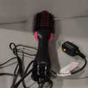 REVLON One-Step Volumizer Hair Dryer and Styler | Less Frizz, More Shine, and Less Heat Damage for Fast and Easy Salon-Style Blowouts, for All Hair Types and Lengths (Black) (1.0 VOLUMIZER)