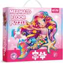 BenBen Floor Puzzles for Kids, 52 Piece Jumbo Mermaid Puzzle for Kids Ages 4-6, Large Jigsaw Puzzle for Toddlers 3-5, Mermaid Toys Birthday Gift for Girls Boys
