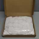 Nuenen 48 Pcs 3.15 Inch White Furry Christmas Ball Ornaments Christmas Pom Poms Ornaments Faux Rabbit Fur Balls Bulk Fluffy Snowball Hanging Decoration with Clasp Cord for Xmas DIY Craft Hat