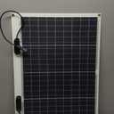 Renogy Flexible Solar Panel 50 Watt 12 Volt Monocrystalline Ultra-Flexible Bendable Mono Off-Grid Charger for Marine RV Cabin Van Car Boat Curve Surfaces