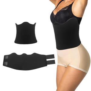 Post Surgery 360 Lipo Foam Wrap - Adjustable Abdominal Compression Board for Recovery, Breathable & Soft Lipo Foams with Full Coverage Support (Fits Waist 27.56-35.43 Inches)
