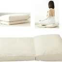 Halotribe Meditation Cushion,Meditation Pillow and Zabuton 2-in-1 Portable Design(50 * 70cm).