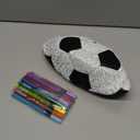 Soccer Ball Coloring Kit for Kids - Soccer Gifts for Girls & Boys - Sports Easter Gifts - 3 4 5 6 7 8 Year Old Boy Birthday Gift - Craft Kits for Kids Ages 4-8 Year - Boy Toys - Games Accessories