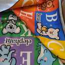 Large ABC Rug, Kids Alphabet Rug for Playroom, Classroom 9x12 ft
Animal Theme, Colorful, Washable, Non-Slip, Soft, Teacher & Parent Approved, Activity Play, Learning Gift for 3-12 Yrs