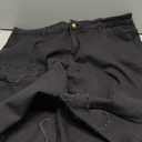 Bell Bottom Jeans for Women Vintage High Waisted Ripped Hole Raw Hem Denim Flare Jeans Pants, XXL, Black