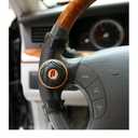 Easy Turn Plus Concept Safe Slim Power Handle Car Vehicle Steering Wheel Spinner Knob Orange