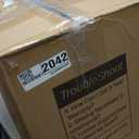 Ergonomic Office Chair with Footrest - Adjustable Lumbar Support & Headrest, 90-160 Reclining Mesh Back Computer Chair - Home Office/Gaming, 350lbs Capacity (Black)