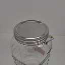 Mason Craft Craft and More 3 Gallon Round Glass Drink Dispenser with Metal Lid