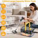 Steam Cleaner 1500W 15s Fast Heat, Handheld Multi-Surface Steam Cleaner for Home with 6 Settings, 40.58oz Tank & 16 Accessories for Deep Cleaning Floors, Tile, Grout, Kitchen, Car, And Home
