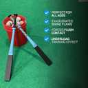SplitSwing 4-in-1 Baseball & Softball Swing Trainer Flat Bat, Split Grip, Half Bat, Underload Batting Aid. Baseball Training For All Levels. Makes Hard Contact Feel Automatic.