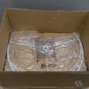 2-Light Floor Lamp, Mid Century Floor Lamp with Beige Lampshade, Standing Lamp Tall Lamp for Living Room Bedroom, 3 Color Temperatures 9W Bulb Include (Nickel Silver & Beige)