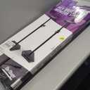 On-Stage SMS6600-P Hex-Base Monitor Stands Pair(Height-Adjustable Pedestal Studio Speaker Stands, Locking Pin, Hexagonal Base, Steel Construction, Nonslip Rubber Feet, Optional Floor Spikes, Black)